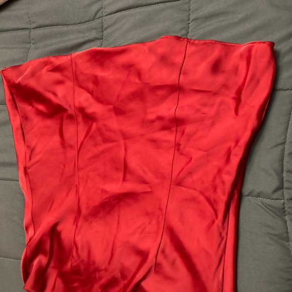 ANN TAYLOR LOFT Sleeveless Satin Shell / Tank Scoop Neck Top  -  Size 0 - Picture 10 of 13